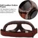 Peicees Trapper Aviator Hat and Goggles Set - Camel Hat with Fur Ear Flap and Cooper Frame/Clear Lens - Buy Online on SooperMarket.com