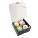 4Pcs Bath Bombs Gift Set Handmade Pure Natural Lush Bath Bombs Portable for Bubble Bath Kids Men Women
