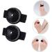 FOMIYES Magnetic Toe Covers - Set of 2 | Flex Tools for Body Sculpting | Drainage & Therapeutic Ring | Black Leather Magnet Toe Separators - Buy Online on SooperMarket.com