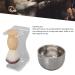 3-Part Men's Shaving Brush Set | Acrylic Holder & Nylon Bristle Care Kit for Wet Shaving - Buy Online on SooperMarket.com
