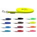 Tow leash biothane dog leash small dogs 9mm 3m / 10m / 15m dog linen biothane (1.30m without hand loop neon yellow) 1.30 m without hand loop neon yellow