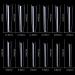 JZK 240x XXXL Clear Half Cover Extra Long Coffin Nail Tips For Acrylic Extensions No C Curve False Nail Tips Long For Gel And Acrylic Nails 3XL Finger Nail Extension Tips - Buy Online on SooperMarket.com