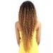 Joedir Ombre Blonde Lace Front Wig 28'' Small Curly Wavy Synthetic - 130% Density for Black Women - Ombre Gold Color - 28 Inch - Buy Online on SooperMarket.com