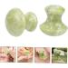 Mikinona 2pcs Neck Massager Tool Face Massager Eye Massager Eye Face Beauty Massagers Roller Rose Quartz Jade - Buy Online on SooperMarket.com