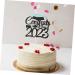 MAGICLULU 6pcs 2023 Graduation Cake Decorating Cake Letters Graduation Cake Decoration Congratulation Party Supplies Class a Customs Glitter Grad Cupcake Topper Make up Graduation Hat Blue 15x14.3cm - Buy Online on SooperMarket.com