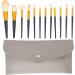 Makeup Brush Set Cosmetic Brush Set with Soft Bristle Dense Bristles with Storage Bag for Home for Makeup Beginners - Buy Online on SooperMarket.com