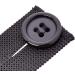 COEAYO 4PCS Elastic Waistband Extenders - Adjustable Button Extenders for Jeans | Black Waistband Expanders for Men and Women - Buy Online on SooperMarket.com