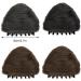 BEALIFE Exquisite Workmanship Cat Ear Claw Clip Hair Extension Increase Hair Volume Fluffy Cow Horn High Temperature Fiber Dark Brown - Buy Online on SooperMarket.com