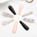 Aksod Glossy Ombre Extra Long Marble Press on Nails - Black Crystal 3D Bling Square Coffin Fake Nails - Full Coverage Acrylic Ballerina False Nails - Perfect for Parties - Women and Girls (Black Crystal) - Buy Online on SooperMarket.com