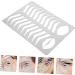 Mikinona Eyebrow Template Eyebrow Shaper Kit Eyebrow Mold Eyebrow Practice Template Stainless Steel Lipstick - Buy Online on SooperMarket.com