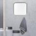 Zerodeko Shower Mirror - Fogless Travel Shaving Mirror with Suction Hook Holder - Buy Online on SooperMarket.com