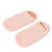 Moisture socks 2 pieces of moisture socks repair rough skin one-piece design essential oil gel layer spa socks soft moisturizing gel socks for at home (pink)