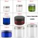 Buy Tianzd 12-Piece Small 250ml Transparent Plastic Cream Cans with White Lids - Perfect for Cosmetics & Creams - Includes 6 Spatulas - International Shipping Available - Buy Online on SooperMarket.com