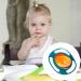 Magic Gyro Bowl for Babies - 360 Rotating Spill-Proof Feeding Bowl with Lid | Creative & Cute Design for 6+ Months - Buy Online on SooperMarket.com