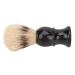 Jauarta Shaving Brush for Men - Portable Black Curved Handle Foaming Beard Cleaning Brush for Home Salon & Travel - Buy Online on SooperMarket.com