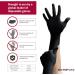 Microflex MidKnight MK-296 Black XL Nitrile Gloves - Pack of 100 | Ideal for Automotive & Law Enforcement | Full Texture | Disposable - Buy Online on SooperMarket.com