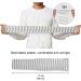 Grey Striped Compression Arm Sleeve - UPF 40+ Sun Protection for Men & Women - Buy Online on SooperMarket.com