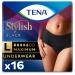 Tena Stylish Black underwear maximum Absorbency Large 16 Count L (16 Count)