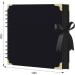 10x10 Inch DIY Scrapbook Album Black Hardcover Kraft 80 Pages - Family, Wedding, Anniversary, Baby First Memories - Black Paper Scrapbooking Album - Buy Online on SooperMarket.com