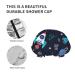 Moslion Space Shower Cap - Cute Cartoon Universe Design for Women | Reusable Double Layer Hair Cover for All Hair Lengths - Buy Online on SooperMarket.com