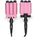 Curling Iron Wand 3 Barrel Curling Iron Wand Adjustable Hair Curler Waver Crimper Hair Styling Tool ( 32mm) Pink 32mm - Buy Online on SooperMarket.com