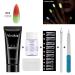 Monochrome Nail Extension Starter Set | Glow-in-the-Dark Gel & Rhinestone Glitter for Beginners - Nail Art Design #03 - Buy Online on SooperMarket.com