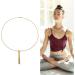 Stress Relief Mindful Necklace Increase Lung Volume Reduce Anxiety Mindful Breathing Necklace Skin Friendly for Men for Daily Wear (Gold) - Buy Online on SooperMarket.com