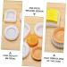 MAGICLULU 6 Pcs Cake Mold Silicone Baking Cup Cookie Cake Pan Cookie Silicone Cake Pan Ice Ball Mold Chocolate Making Mold Soap Candle Mold Mini Muffins Aroma White Bread Silica Gel Cake Pie Whitex3pcs 9X8X2.6CMx3pcs - Buy Online on SooperMarket.com