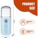 Mist Sprayer for Clothing Spray Fine Mist Mini Travel Steamers with Visual Water Tank USB Rechargeable Nano Mister Cordless Portable Spray Mist Bottle Mini Travel Steamers Mini Steamers Face Mister - Buy Online on SooperMarket.com