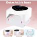 Rechargeable 72W Cordless UV LED Nail Lamp - Professional Nail Dryer with 5 Timer Settings & Heart-Shaped LCD Display - Buy Online on SooperMarket.com