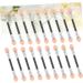 Mikinona 50pcs Eyeshadow Applicator Eyeshadow Brush Sponge Dual Sided Eyeshadow Brush Eye Spoolie Brush - Buy Online on SooperMarket.com