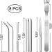 Sonku 8 Pack Paracord FID Lacing Needles Set with Smoothing Tool - Stainless Steel Stitching Set for Paracord Bracelet, Leather Weaving - 8 Sizes - Silver - Buy Online on SooperMarket.com
