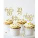 24 Pcs Glitter 50th Birthday Cupcake Toppers for Celebrating Fifty Years Old Birthday Party Decorations (Gold) - Buy Online on SooperMarket.com