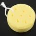 MRNHA Yellow Round Bath Body Shower Soft Sponge w Hanging Loop - Buy Online on SooperMarket.com