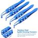 Dajidafu Stainless Steel Eyelid Tweezers Non-Slip Handheld Eye Lid Cleaning Clips Clamps Facial Beauty Devices Salon Accessories Large Round Tip - Buy Online on SooperMarket.com