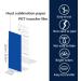 FANGZHIDI Infusible Transfer Ink Sheets 12 pcs Blue Solid Color Bundle - Pre-Printed Sublimation Paper for T-Shirt and Mug - Buy Online on SooperMarket.com