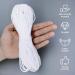 100 Yard 1/8 inch White Elastic Bands for Sewing - Heavy Stretch, Soft Ear Tie Rope for Masks - DIY Craft Elastic Cord - Buy Online on SooperMarket.com