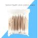 High-Quality Wooden Cotton Swabs - 80 Pack Double Headed for Makeup Ear Cleaning & More - Buy Online on SooperMarket.com