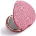 X Hot Popcorn 4Pcs Mini Heart-Shaped Makeup Mirrors Set - Double-Sided Compact Travel Cosmetic Mirror for Girls Gift - Buy Online on SooperMarket.com