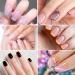 saijer Nail Art Stamper 4 PCS Silicone Nail Art Stamper With Scrapers 8 PCS Nail Art Stamping Plates Transparent Jelly Nail Stamp Manicure Tools Nail Plates Soft Stamper for DIY Nail Art Design - Buy Online on SooperMarket.com
