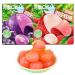 Peeled fruit juice gummies 108g/box lychee mango grape flavored soft candy delicious fudge chewing candy healthy candy wedding candies casual desserts dim sum snacks gift pack (Mixed Flavors 8box) Mixed Flavors 8box