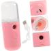Mini Humidifier Steamer Pot Mini Home Humidifier Hot Face Sprayer Face Steamer Spray Meter Make up - Buy Online on SooperMarket.com