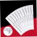 NOLITOY 100pcs Disposable Eyebrow Ruler Eyebrow Stencil Kit Disposable Gauge Eyebrow Trimming Caliper - Buy Online on SooperMarket.com