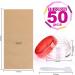 50 Pack 5g Empty Cosmetic Containers with Mini Spatulas and Labels - 5ML Sample Container Travel Pot Jar for Liquid Lotion Cream Makeup Storage (10 Colors) by HNYYZL - Buy Online on SooperMarket.com