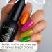 Didier Lab - Premium UV Gel Nail Polish - Brillant Neon No3- Gel Nail Varnish - Nail Art - Long-Lasting High Gloss Wear - Gel Nail Polish - Gel Nails - Glitter Gel Nail Polish - Rich Pigment - 8ml - Buy Online on SooperMarket.com