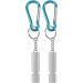 Michael Josh 2PCS Outdoor Emergency Survival Whistles with Carabiner and Lanyard - Ideal for Camping, Hiking, Sports, and Dog Training - Buy Online on SooperMarket.com
