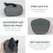 Buy Nyggtyk 2-Piece Silicone Dog Food & Snack Bags - Durable Pet Training Bags (Dark Gray) - Buy Online on SooperMarket.com