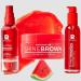 BYROKKO Original Shine Brown Watermelon Tanning SET 3IN1 | Super-Fast Tanning Cream (200ml) + Premium Oil for Express Tan (145ml) + Two-Phase Spray for Express Tan (104ml) for Sunbed & Outdoor Sun