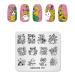 KADS Nail Art Stamping plate Nail Template Nail Art Design Tool Nail DIY Design Image Plate (ZO019)