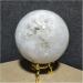 Natural Crystal Rough Natural Sphere Natural White Crystal Cave Moss Water Grass Agate Ball Feng Shui Reiki Home Decoration 1pc 1100-1200g - Buy Online on SooperMarket.com